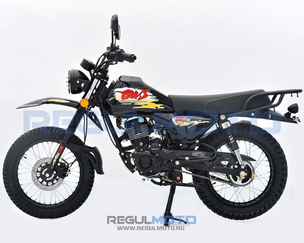 Мотоцикл Regulmoto BWS с ПТС (Черный)