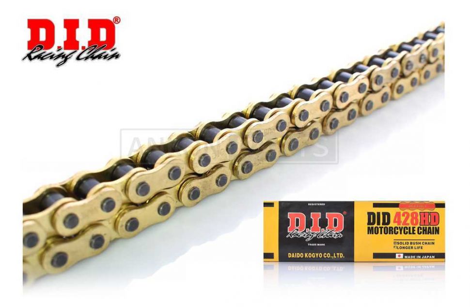 Цепь трансмиссии 428HD-98L GOLD 'DID'