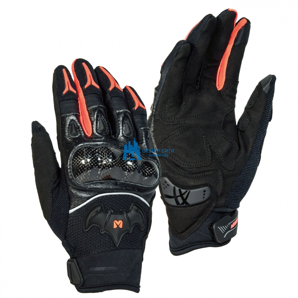 Мотоперчатки Masontex M15 V (Черный/ оранжевый, XXL, M15 V-8)