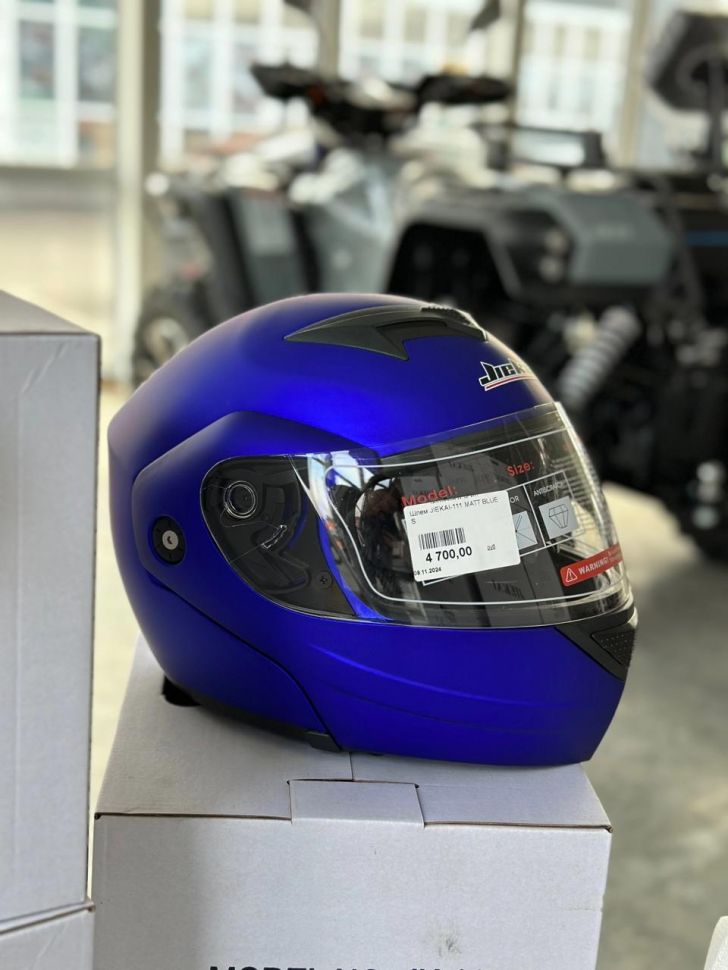 Шлем JIEKAI-111 MATT BLUE  L