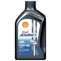 SHELL Advance 4т Ultra 10W40 1л моторное масло
