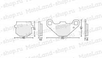 n2eh2yoig4nh2c9pkwc546siu37ytlrj Колодки тормозные дисковые #11 X-TECH (semi-metallic) полуметаллические