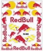 Наклейки СВЕТООТРАЖАЮЩАИЕ (1003)	RED BULL  красн. желт