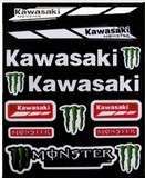 Наклейки 21X29 (1004) KAWASAKI