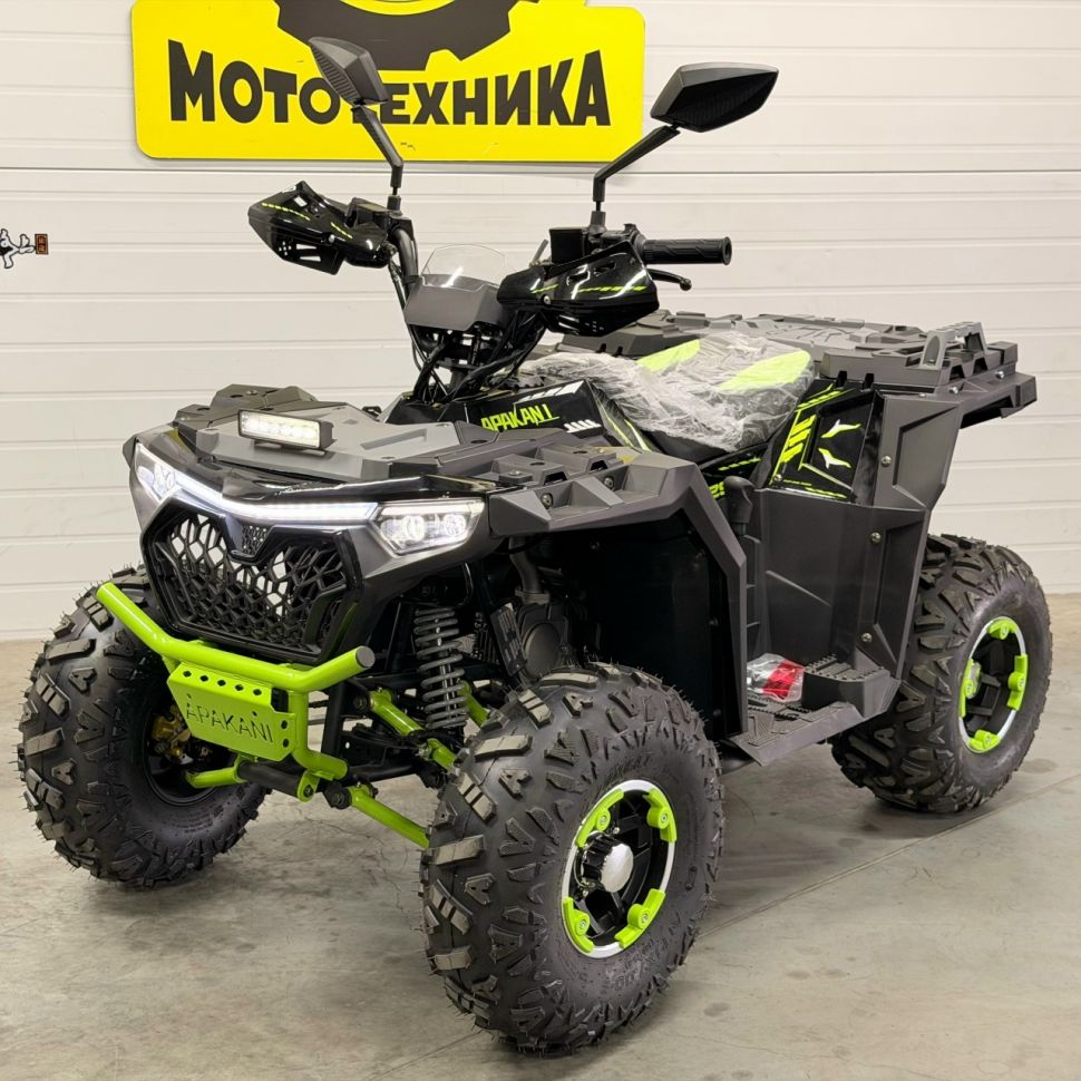 Коплект запчастей для сборки ATV SS125-3 (GRINDOR PREMIUM) черный/зеленый