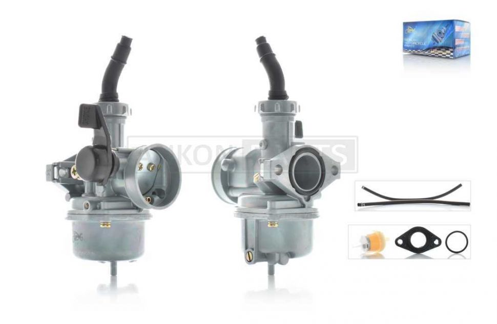 Карбюратор PZ22 Delta, ATV, TTR 110/125 d22 подсос ручной слева #PRO 'LIPAI'