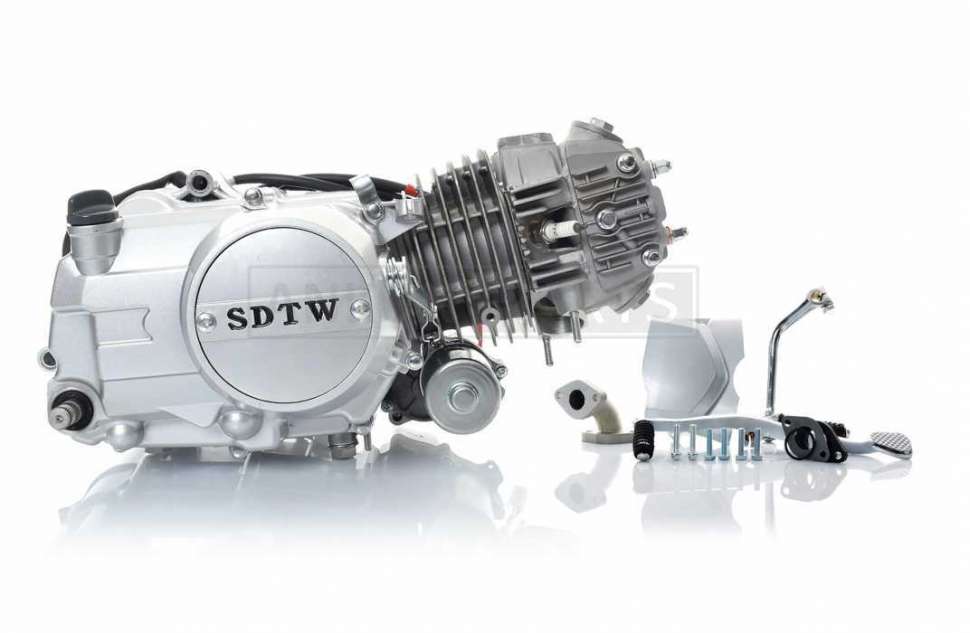 Двигатель 1P56FMJ YX140 140cc механика, алюм.цилиндр, нижний эл.стартер 'SDTW'