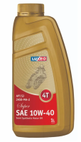 Масло 4Т Luxoil 10W-40  SJ, JASO-MA-2 1л х12 Супер (ЗОЛОТАЯ)