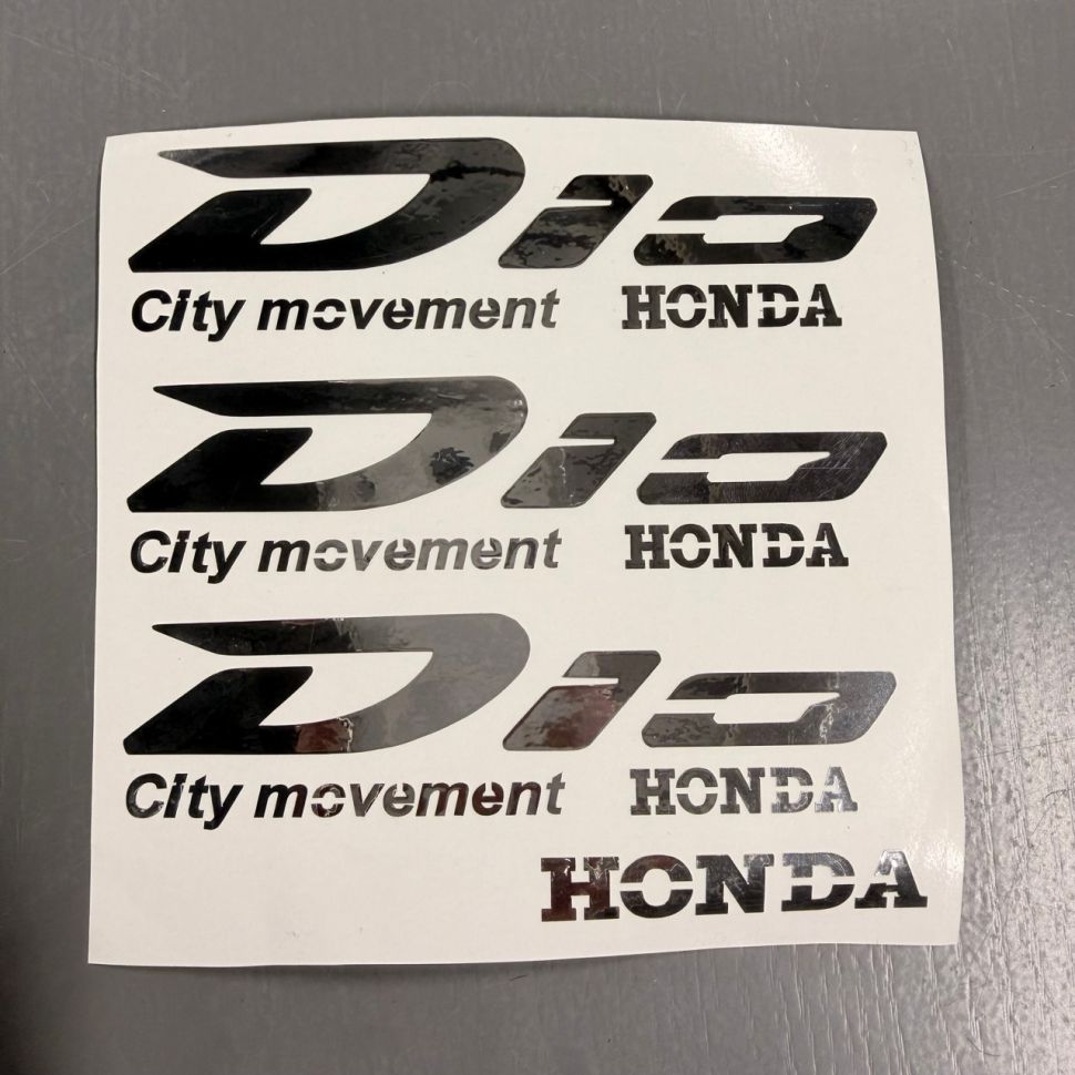 Наклейка DIO AF34 City movement (серебристая) "SALO"